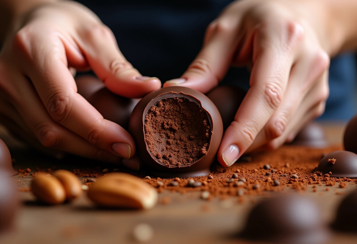 chocolats truffes : ingrédients et procédés qui font leur singularité - chocolat  truffes